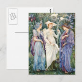 Walter Crane: Tekenen van het voorjaar Briefkaart (Voorkant / Achterkant)