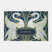 Walter Crane Two Swans Art  Decor Deurmat (Voorkant)
