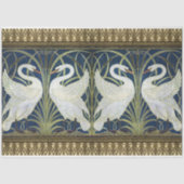 Walter Crane Two Swans Art Decor Tissuepapier (Voorkant)