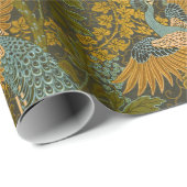 Walter Crane - vijg- en pauwenpatroon Cadeaupapier (Rol Hoek)