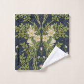 Walter Crane Vintage Marine Blanche Lily Pattern (Gant de toilette)