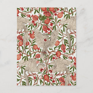 Walter Crane Witte Kaketoe Rode Granaatappel Kunst Briefkaart