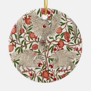 Walter Crane Witte Kaketoe Rode Granaatappel Kunst Keramisch Ornament