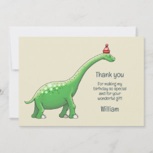 Walter de Dinosaurus Dank Je Kaart