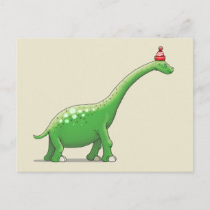 Walter de langnekdinosaurus briefkaart