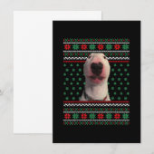 Walter Dog Meme Ugly kerstSweater Xmas Funny Kaart (Voorkant / Achterkant)