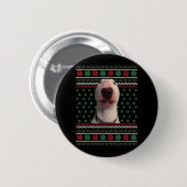 Walter Dog Meme Ugly kerstSweater Xmas Funny Ronde Button 5,7 Cm (Voorkant /achterkant)
