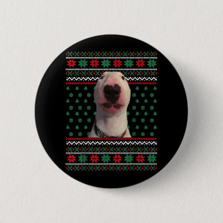 Walter Dog Meme Ugly kerstSweater Xmas Funny Ronde Button 5,7 Cm