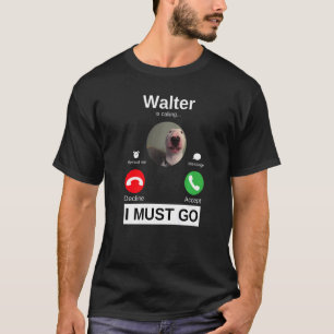 Walter Dog noemt Bull Terrier Animal Humor M T-shirt