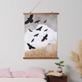 Walter en de kraaien hangend wandkleed (Slaapkamer)