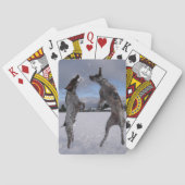 Walter en Luther omhoog, omhoog, en weg het spelen Speelkaarten (Achterkant)