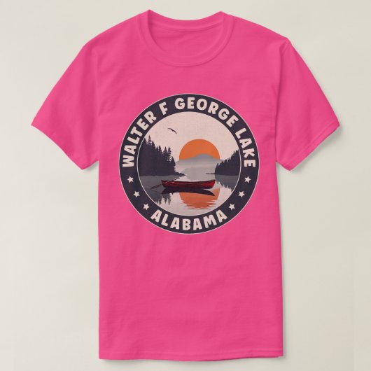 Walter F George Lake Alabama Sunset TShirt (Design devant)