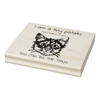 Walter gelooft in jou 	rubberstempel