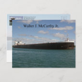 Walter J. McCarthy Jr. carte postale (Devant / Derrière)