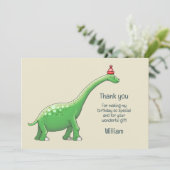 Walter le Carte de remerciements Dinosaur (Debout devant)