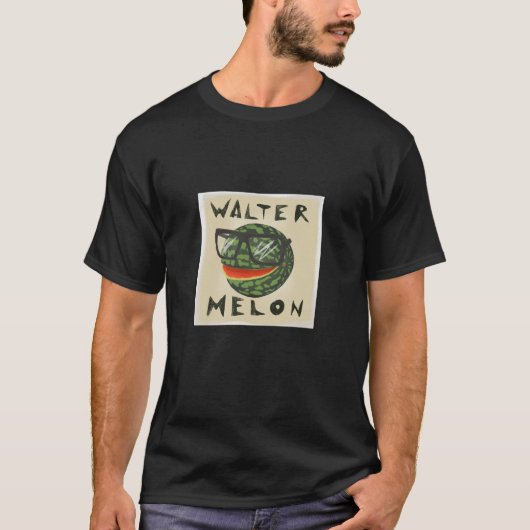 Walter Melon the Watermelon Graphic T-Shirt (Voorkant)