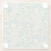 Walter Morris "Forest" Glazen Onderzetter (Achterkant)