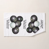 Walter Nom Sur La Conception Des Boules De Pelouse (Serviette à main)