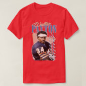 Walter Payton 80s Retro esthetisch T-shirt (Design voorkant)