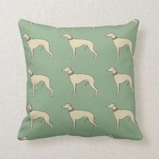 Walter the Whippet Cushion Pillow Kussen