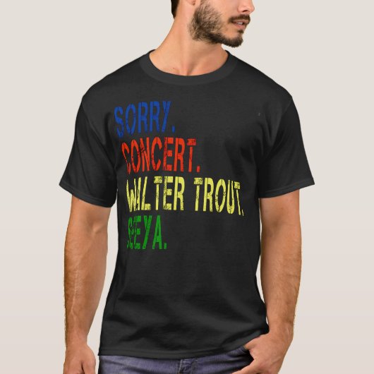 Walter Trout Music T-shirt (Voorkant)