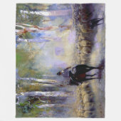 Walter Withers The Drover 1912 Australian Artist Fleece Deken (Voorkant)