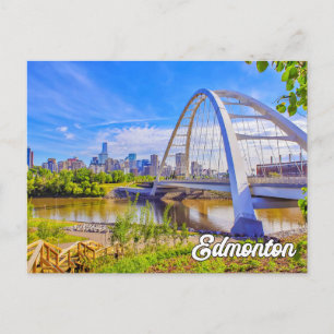 Walterdale Bridge, Edmonton, Alberta Briefkaart