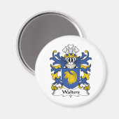Walters Family Crest Magneet (Voorkant / Achterkant)