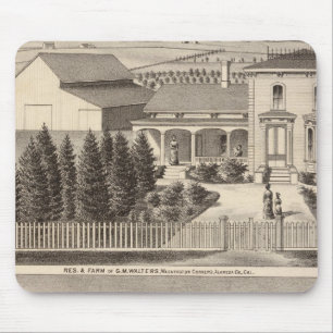 Walters, kroonbewoners, boerderij muismat