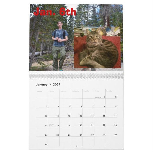 Walton's kalender 2015 (Jan 2027)