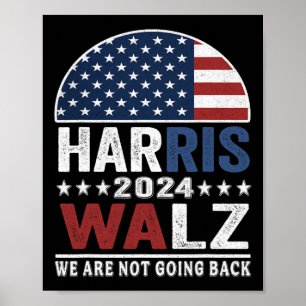 Waltz 2024 Shirt Verkiezingen Kamala Haris Tim Wal Poster
