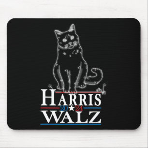 Waltz 2024 Verkiezing Grappig Cat Kamala Harris Ti Muismat