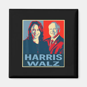 Waltz 2024 Verkiezing President Kamala Harris Tim Magneet
