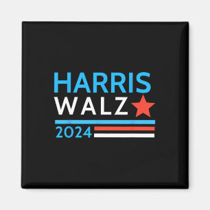 Waltz 2024 Verkiezingen Kamala Harris Tim Waltz 20 Magneet
