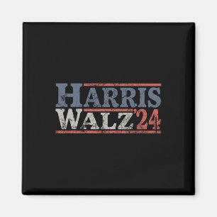 Waltz 2024 Verkiezingen Kamala Harris Tim Waltz 20 Magneet
