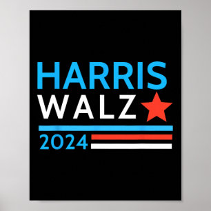 Waltz 2024 Verkiezingen Kamala Harris Tim Waltz 20 Poster