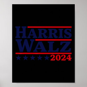 Waltz 2024 Verkiezingen Kamala Harris Tim Waltz 20 Poster