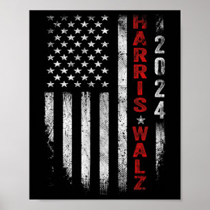 Waltz 2024 Verkiezingen Kamala Harris Tim Waltz 20 Poster