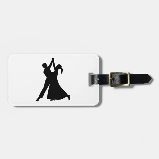 Waltz dansen bagagelabel (Voorkant horizontaal)