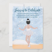 Waltz of the Snowflakes Nutcracker Ballet Birthday Kaart (Achterkant)