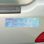Waltz van de Bumpersticker Snowflakes (Op auto)