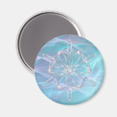 Waltz van de Snowflakes Magnet Magneet (Voorkant / Achterkant)