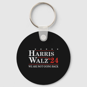 Waltz We gaan niet terug Kamala Harris 2024 2 Sleutelhanger