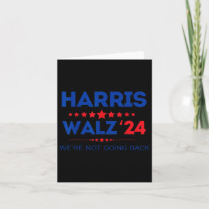 Waltz We gaan niet terug Kamala Harris 2024 Kaart