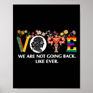 Waltz We gaan niet terug naar een feministische st Poster