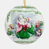 Waltzing Santa en Mrs Claus Ornament (Voorkant)