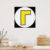 Waluigi Icon Poster (Keuken)