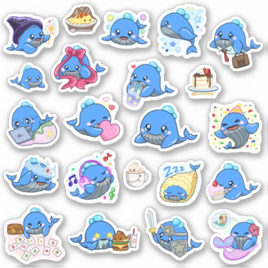 Walvis 22 Stickers (Voorkant)