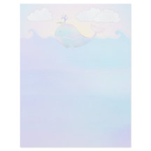 Walvis - 8,5 inch x 11 inch briefpapier