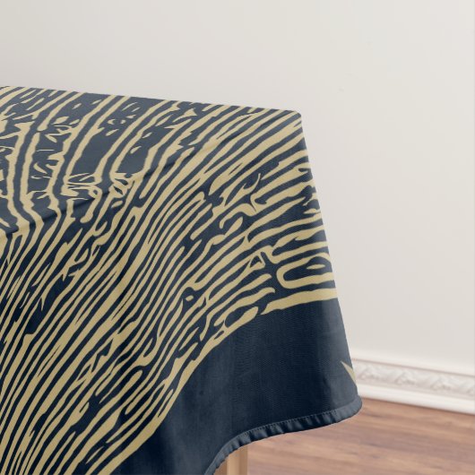 walvis blauw tafelkleed (Voorbeeld)